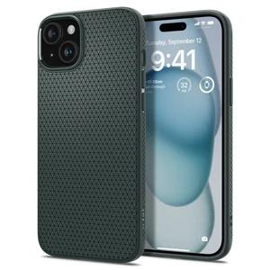 Защитный чехол Spigen Liquid Air Abyss Green для iPhone 15 ACS06792 - Фото 1