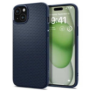 Защитный чехол Spigen Liquid Air Navy Blue для iPhone 15 Plus ACS06651 - Фото 1