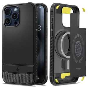Защитный чехол с MagSafe Spigen Rugged Armor (MagFit) для iPhone 15 Pro ACS06703 - Фото 1