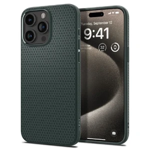Захисний чохол Spigen Liquid Air Abyss Green для iPhone 15 Pro Max ACS06564 - Фото 1