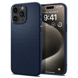 Захисний чохол Spigen Liquid Air Navy Blue для iPhone 15 Pro Max