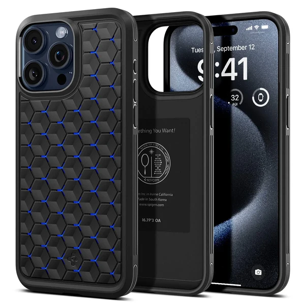 Захисний чохол Spigen Cryo Armor Blue для iPhone 15 Pro Max