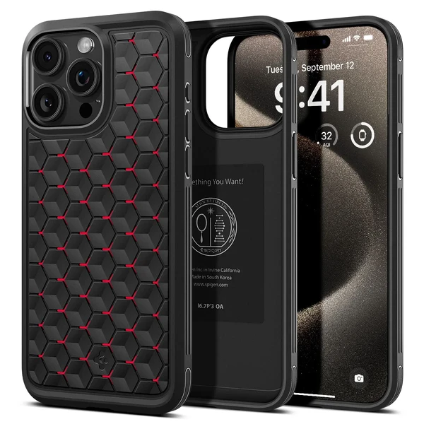 Захисний чохол Spigen Cryo Armor Red для iPhone 15 Pro Max в Сумах
