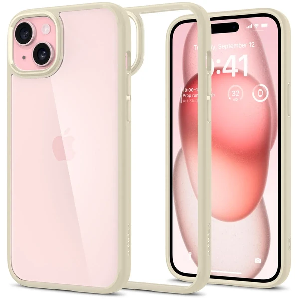 Захисний чохол Spigen Ultra Hybrid Mute Beige для iPhone 15 у Хмельницькому