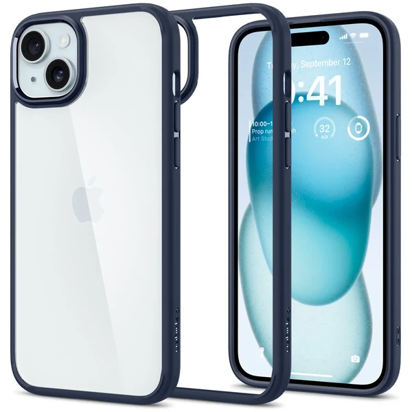 Захисний чохол Spigen Ultra Hybrid Navy Blue для iPhone 15 в Одесі