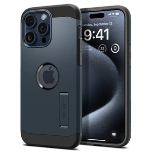 Протиударний чохол з підставкою Spigen Tough Armor (MagFit) Metal Slate для iPhone 15 Pro Max - Фото 2