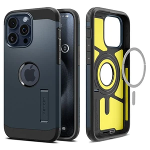 Протиударний чохол з підставкою Spigen Tough Armor (MagFit) Metal Slate для iPhone 15 Pro Max ACS06595 - Фото 1