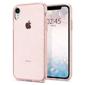 Захисний чохол Spigen Liquid Crystal Glitter Rose Quartz для iPhone XR - Фото 3