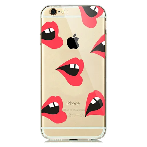 TPU чохол iLoungeMax Lips для iPhone 5 | 5S | SE в Запоріжжі