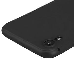 Тонкий черный TPU чехол iLoungeMax SilicolDots для iPhone XR - Фото 4