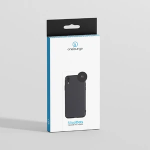 Тонкий черный TPU чехол iLoungeMax SilicolDots для iPhone XR - Фото 9