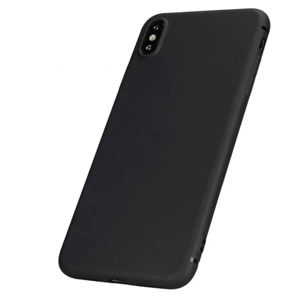 Тонкий чорний TPU чохол iLoungeMax SilicolDots для iPhone XS Max