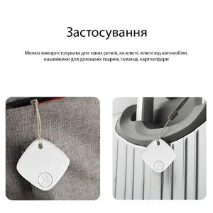 Трекер Apple Find My (iOS) для пошуку собак, речей, ключів, сумок, водонепроникний IPX5, з динаміком, розумний Bluetooth-трекер | iLoungeMax Air Tag White - Фото 3