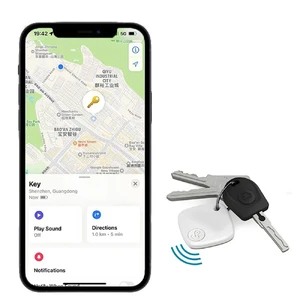 Трекер Apple Find My (iOS) для пошуку собак, речей, ключів, сумок, водонепроникний IPX5, з динаміком, розумний Bluetooth-трекер | iLoungeMax Air Tag White - Фото 2