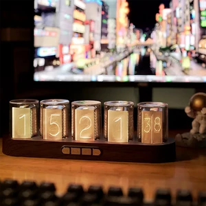 Цифровий годинник iLoungeMax Nixie Tube з RGB світлодіодним підсвічуванням - Фото 4
