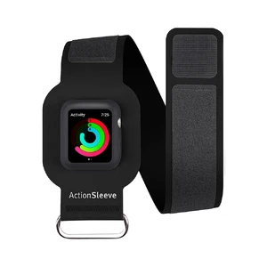 Спортивный ремешок Twelve South ActionSleeve Black для Apple Watch 41mm | 40mm | 38mm