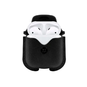 Шкіряний чохол з карабіном Twelve South AirSnap Black для Apple AirPods - Фото 3