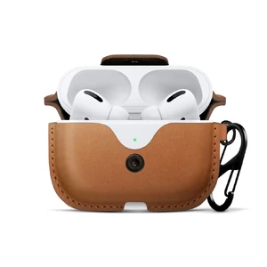Шкіряний чохол з карабіном Twelve South AirSnap Pro Cognac для AirPods Pro