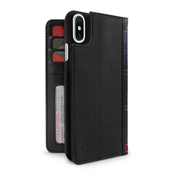 Чохол-книжка Twelve South BookBook Black для iPhone X | XS