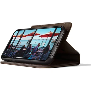 Кожаный чехол-книжка Twelve South BookBook Brown для iPhone XR - Фото 2