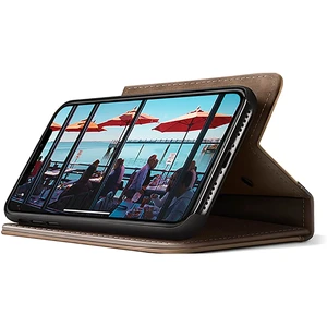 Кожаный чехол-книжка Twelve South BookBook Brown для iPhone XS Max - Фото 2
