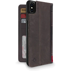 Кожаный чехол-книжка Twelve South BookBook Brown для iPhone XS Max B07HY1GXBD - Фото 1