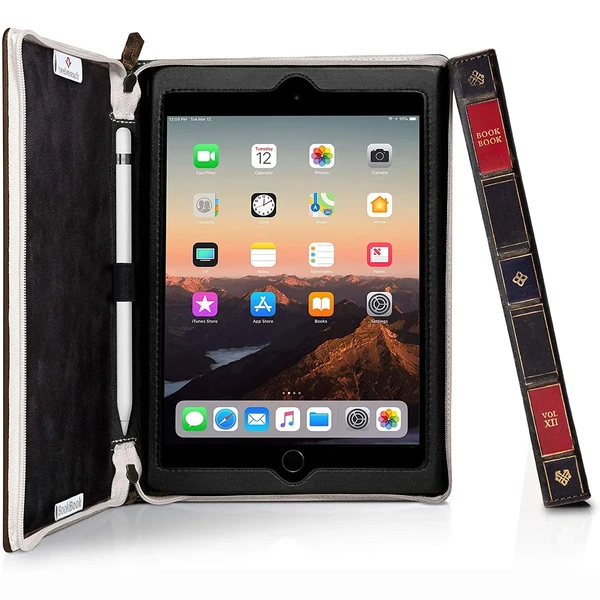 Шкіряний чохол-книжка Twelve South BookBook Brown для iPad mini 5