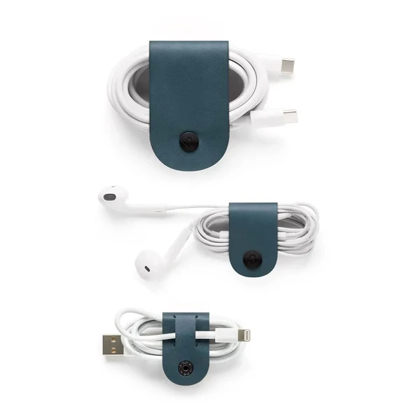 Тримач для кабелю Twelve South CableSnap Teal (3 шт.) у Хмельницькому