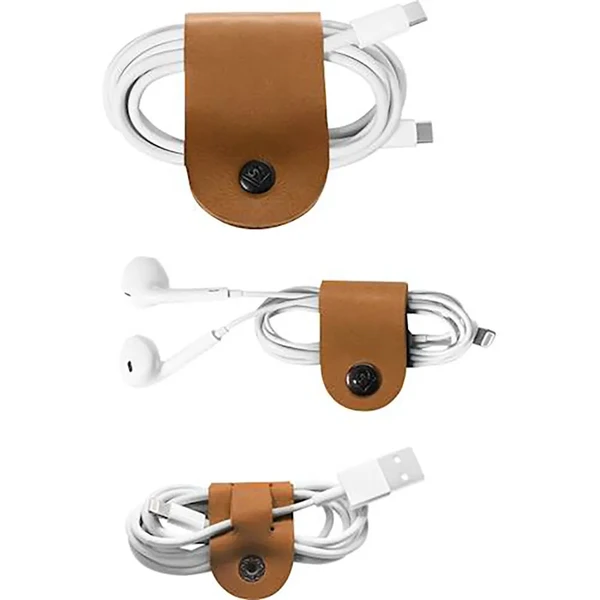 Тримач для кабелю Twelve South CableSnap Cognac (3 шт.) у Хмельницькому