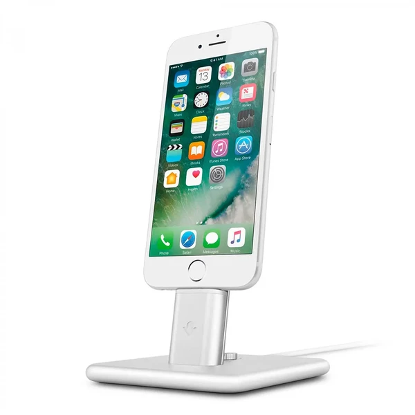 Док-станция Twelve South HiRise 2 Deluxe Silver для iPhone | iPad