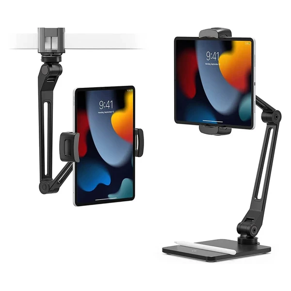 Регулируемая подставка Twelve South HoverBar Duo (2nd Gen) Black для iPhone | iPad | планшетов