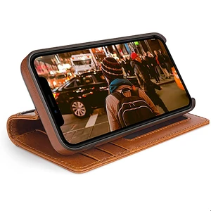 Кожаный чехол-книжка Twelve South Journal Cognac для iPhone XR - Фото 2