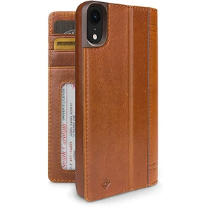Кожаный чехол-книжка Twelve South Journal Cognac для iPhone XR