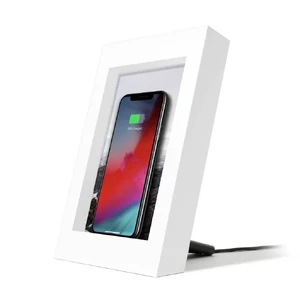 Беспроводная зарядка Twelve South PowerPic Charging Picture Frame White 10W