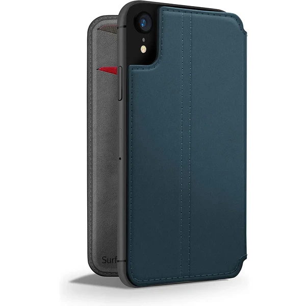 Шкіряний чохол-книжка Twelve South SurfacePad Deep Teal для iPhone XR