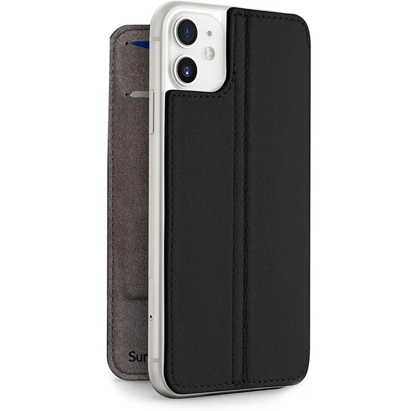Шкіряний чохол-книжка Twelve South SurfacePad Black для iPhone 11