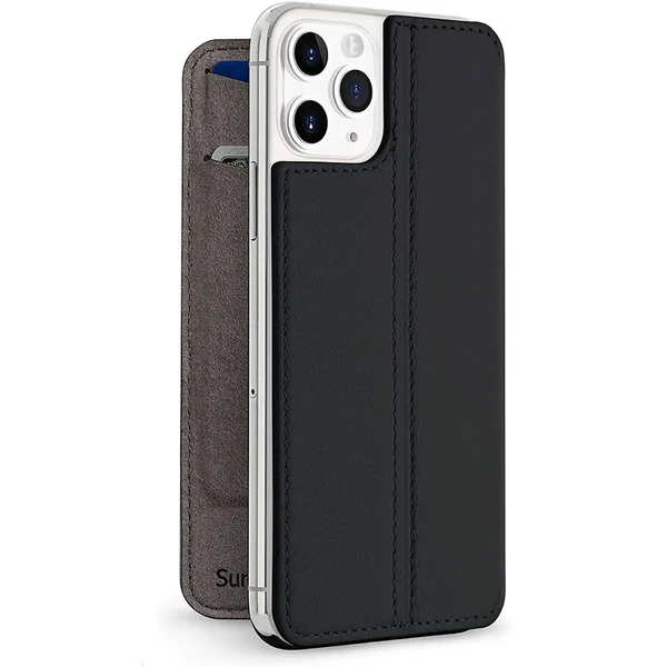 Шкіряний чохол-книжка Twelve South SurfacePad Black для iPhone 11 Pro Max