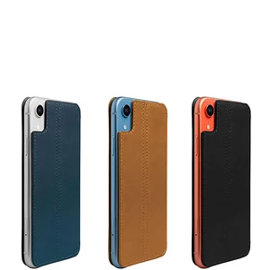 Кожаный чехол-книжка Twelve South SurfacePad Deep Teal для iPhone XR - Фото 3