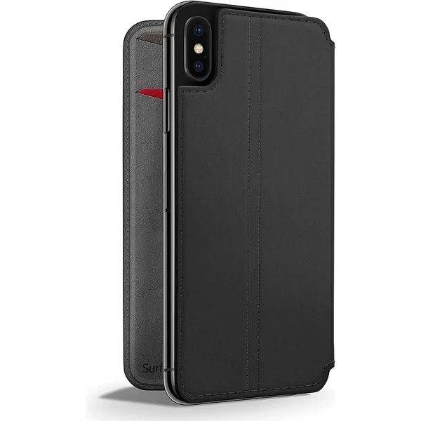 Шкіряний чохол-книжка Twelve South SurfacePad Black для iPhone XS Max