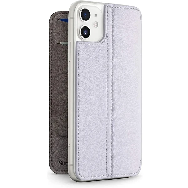 Шкіряний чохол-книжка Twelve South SurfacePad Lavendar для iPhone 11
