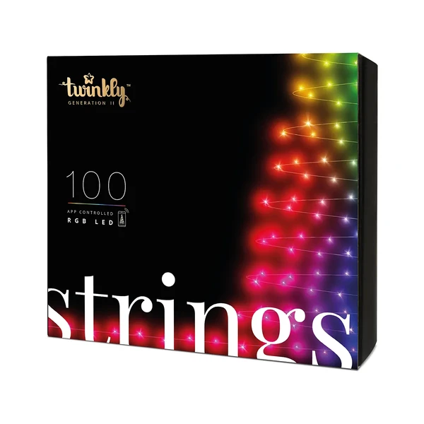 Розумна світлодіодна гірлянда Twinkly Strings RGB-100 8м