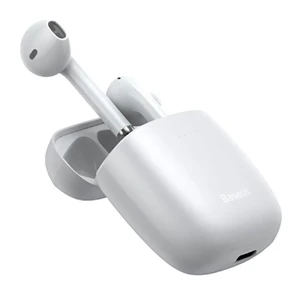 Бездротові Bluetooth навушники Baseus Encok TWS W04 White - Фото 5