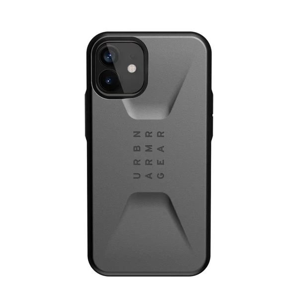 Протиударний чохол UAG Civilian Silver для iPhone 12 mini у Львові
