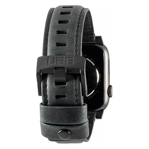 Шкіряний ремінець UAG Leather Watch Strap Black для Apple Watch Ultra 49mm | 45mm | 44mm | 42mm 19148B114040 - Фото 1