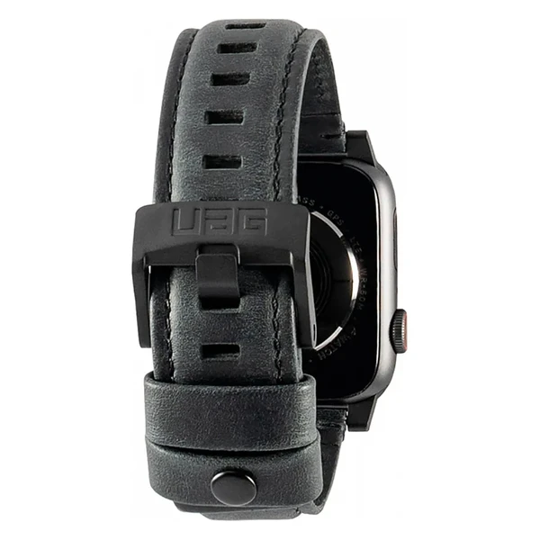 Шкіряний ремінець UAG Leather Watch Strap Black для Apple Watch Ultra 49mm | 45mm | 44mm | 42mm