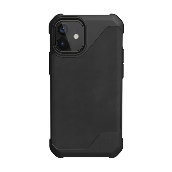 Протиударний чохол UAG Metropolis LT Leather Black для iPhone 12 mini