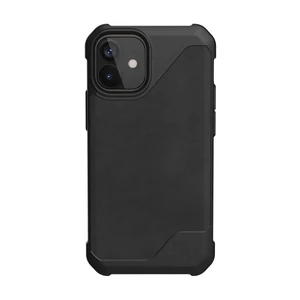 Противоударный чехол UAG Metropolis LT Leather Black для iPhone 12 | 12 Pro - Фото 2