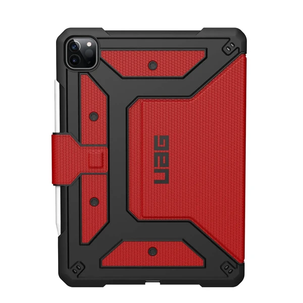 Противоударный чехол-книжка UAG Metropolis Series Magma для iPad Pro 12.9" (2020)