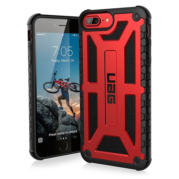 Чехол UAG Monarch Crimson для iPhone 8 Plus | 7 Plus | 6s Plus | 6 Plus