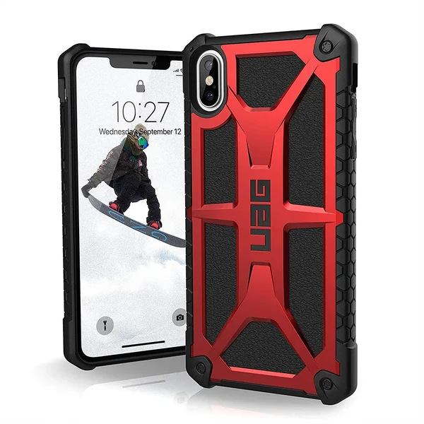 Ударостійкий чохол UAG Monarch Crimson для iPhone XS Max